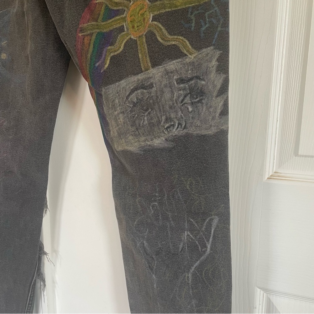 Wild Fable Painted Ripped Jeans - Picture 3 of 8